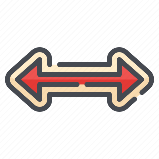 Double, arrow, horizontal, resize, resizing icon - Download on Iconfinder