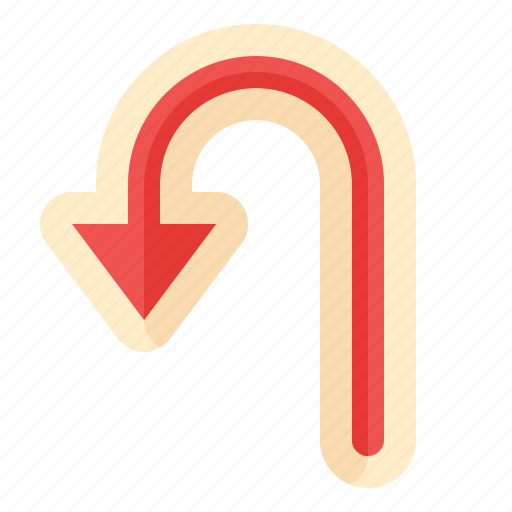 U, turn, direction, arrows, return, sign icon - Download on Iconfinder