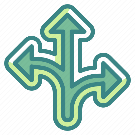 Directional, route, way, arrows, navigation icon - Download on Iconfinder