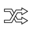 shuffle ii, arrow, shuffle, arrows, direction, right, navigation, up 