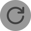 rotate, arrow, hand, navigation, direction, left