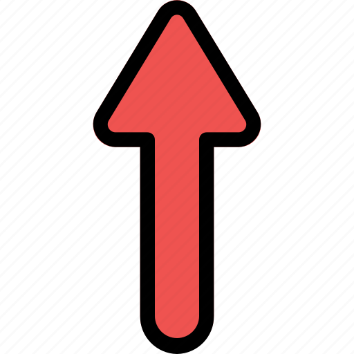 Arrow, direction, pointer, interface, elemen, curve, top arrow icon - Download on Iconfinder
