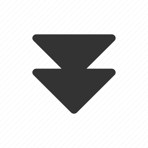 Arrows, chevron, double, down icon - Download on Iconfinder
