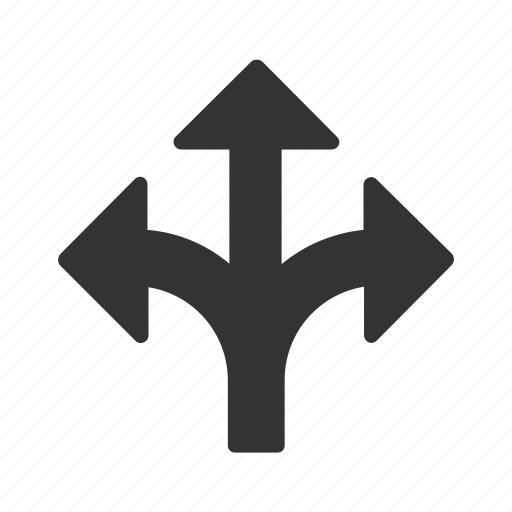 Arrows, road, two, way icon - Download on Iconfinder