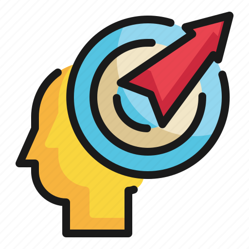 Head, arrow, success, goal, plan, growth, target icon icon - Download on Iconfinder