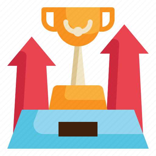 Trophy, goal, growth, arrow, success, target icon icon - Download on Iconfinder