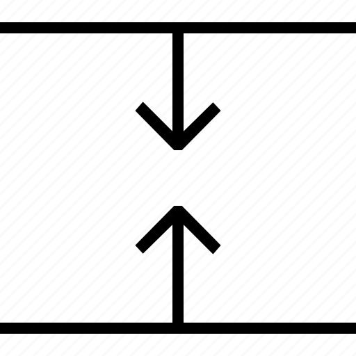 Arrow, arrows, shrink, vertical icon - Download on Iconfinder