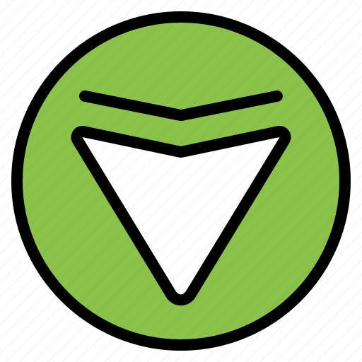 Down, arrow, arrows, direction, download, pointer, sign icon - Download on Iconfinder