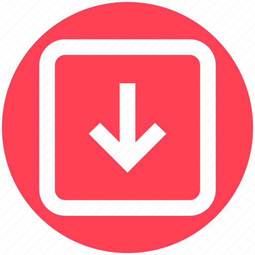 Arrow, box, down arrow, forward, left icon - Download on Iconfinder