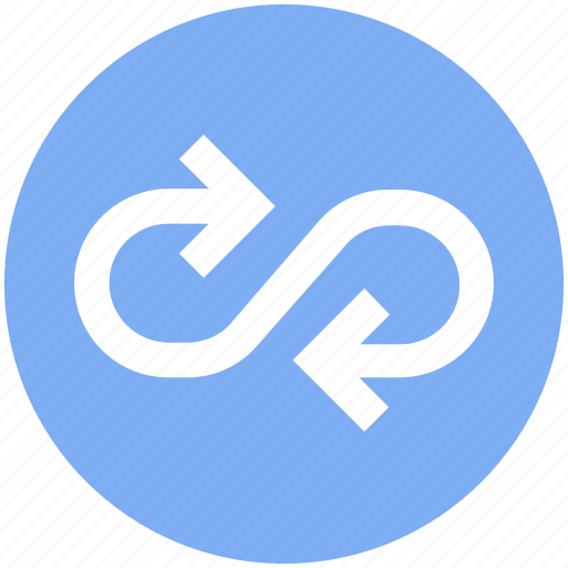 Arrow, infinity, motion, random, rotate icon - Download on Iconfinder