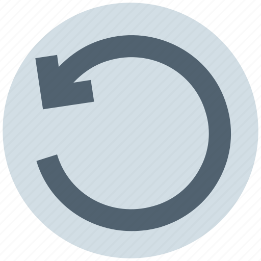 Arrow, circle, left, line, rotate icon - Download on Iconfinder