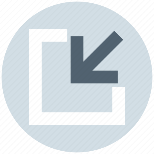 Arrow, box, chart, down, down arrow icon - Download on Iconfinder