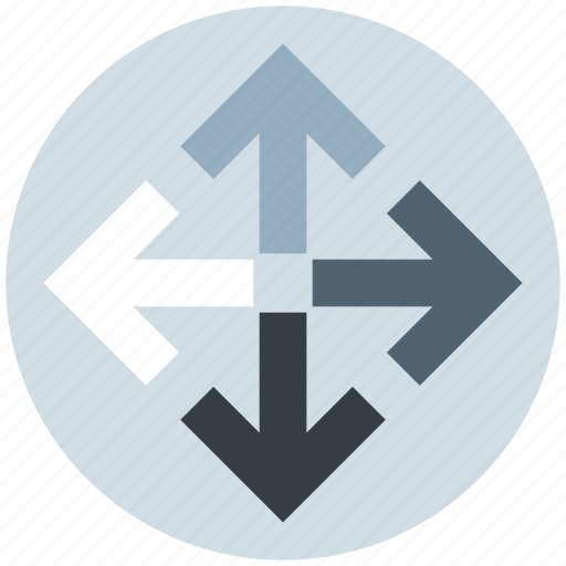 Arrows, directions, enlarge, four, four arrows icon - Download on Iconfinder
