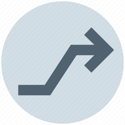 Arrow, bar, diagram, increase, right, up icon - Download on Iconfinder