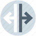 arrows, direction, right and left, right and left arrows, road direction