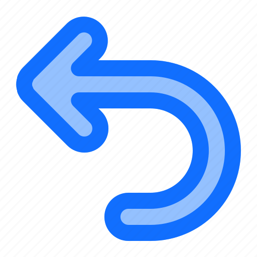 Iconset, arrows, blue, curve, arrow icon - Download on Iconfinder