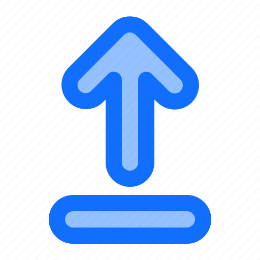 Iconset, arrows, blue, upload, up icon - Download on Iconfinder