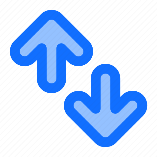 Iconset, arrows, blue, upside, down icon - Download on Iconfinder