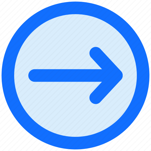 Arrow, right, direction, circle, navigation icon - Download on Iconfinder