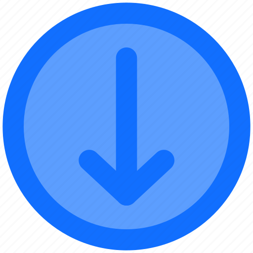 Arrow, direction, down arrow, directional icon - Download on Iconfinder
