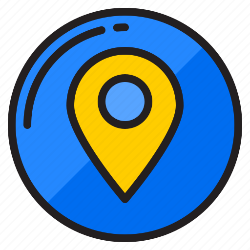 Location, arrow, direction, button, pointer icon - Download on Iconfinder