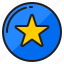 star, arrow, direction, button, pointer 