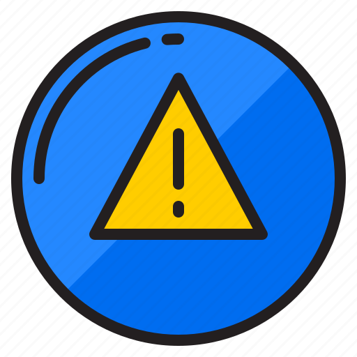 Warning, arrow, direction, button, sign icon - Download on Iconfinder