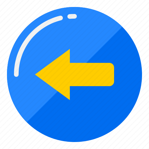 Left, arrow, direction, button, pointer icon - Download on Iconfinder