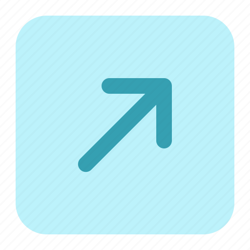 Diagonal, arrow, arrows, orientation, directional, up right icon - Download on Iconfinder