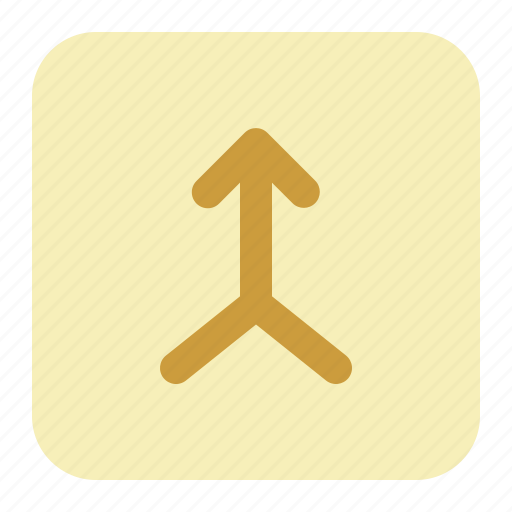 Merger, direction, arrow, one way icon - Download on Iconfinder