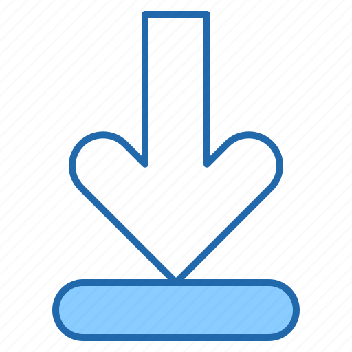 Download, round, button, arrow, drop icon - Download on Iconfinder