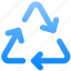 recycle, triangle, arrow, arrowhead, direction, navigation 