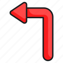 turn, right, sign, symbol, arrow, navigation, direction