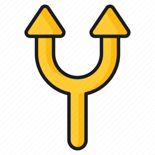 Split, arrow, two, way, direction, option, decision icon - Download on Iconfinder