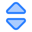 sort, arrow, down, up, two, arrows, reorder
