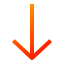 down, arrow, direction, direct, download, downloading, lower 
