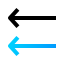 left, arrows, double, arrow 
