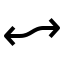 left, and, right, two, way, opposite, double, arrows, direction 