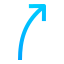 curve, arrow, turn, right, navigate, curved, arrows, direction 