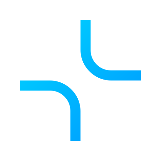 Minimize, chevron, exit, fullscreen, arrows, collapse, diagonal icon - Download on Iconfinder