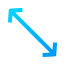 resize, diagonal, arrow, double, horizontal, direction, arrows