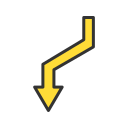 down, arrow, direction, download, up, right, left, arrows