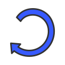 left back arrow, arrow, backward, button, previous, back-arrow, play-button, user-interface