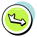 arrow, navigation, location, road, pointer