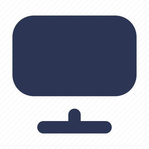 Solid, screen, desktop, monitor, television, computer, device icon - Download on Iconfinder
