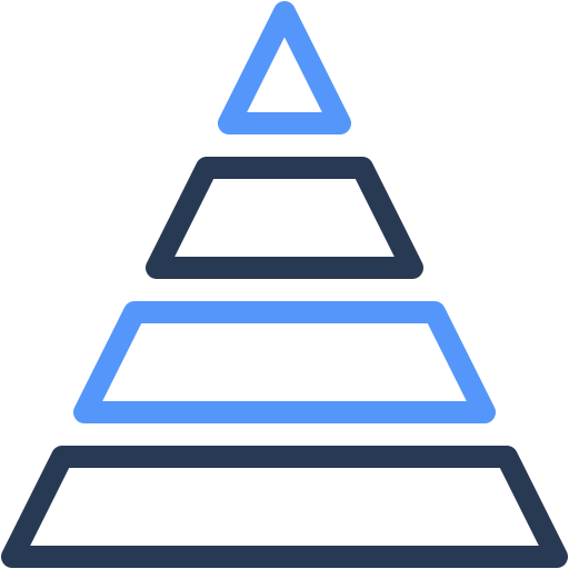 Pyramid, chart, business, and, finance, analytics, stats icon - Free download