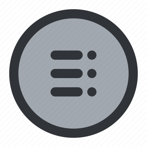 Circle, list icon - Download on Iconfinder on Iconfinder