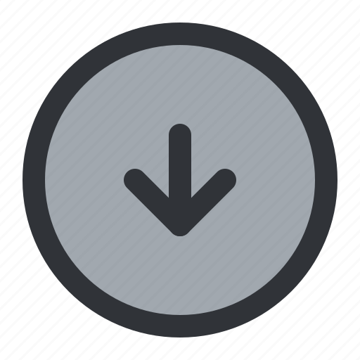 Arrow, circle, down, download icon - Download on Iconfinder