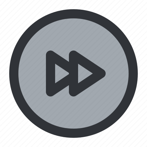 Arrows, circle, forward, music, player icon - Download on Iconfinder