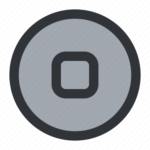 Circle, music, player, stop icon - Download on Iconfinder